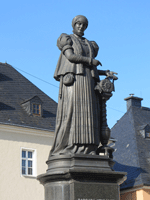 Barbara
                Uthmann Denkmal in Annaberg